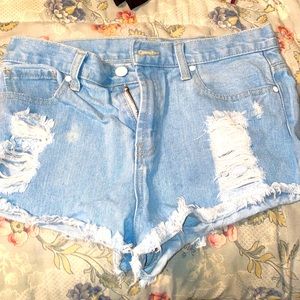 Blue Jean Shorts